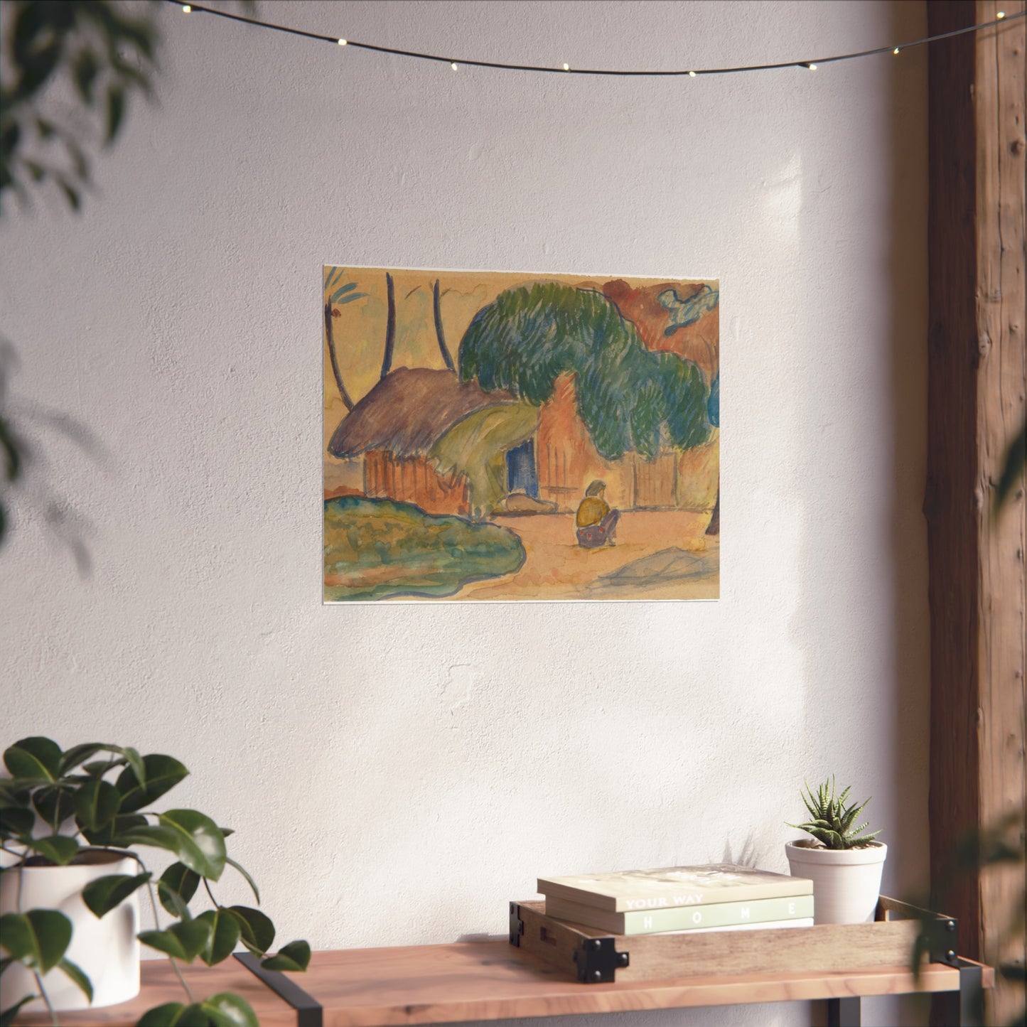 Paul Gauguin - Tahitian Hut | Fine Art Poster