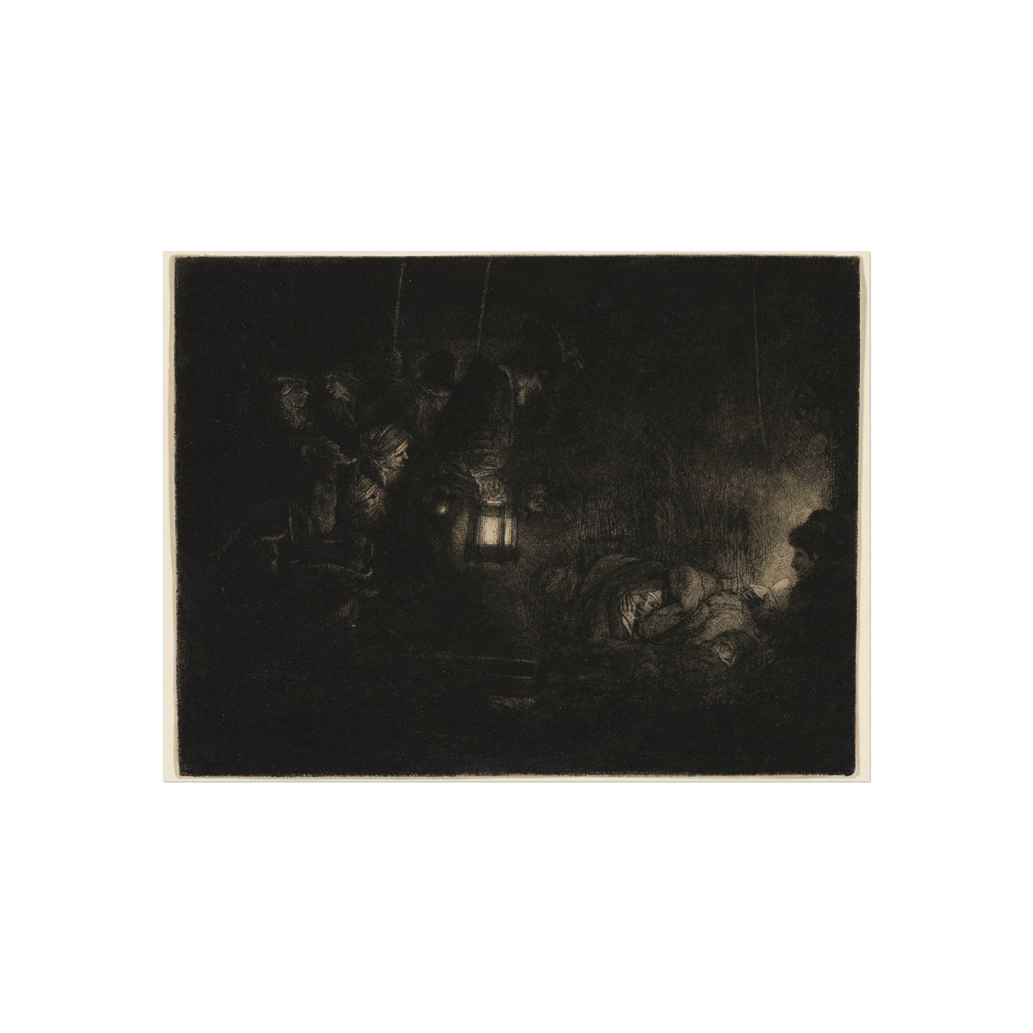 Rembrandt van Rijn - The Adoration of the Shepherds A Night Piece | Fine Art Poster