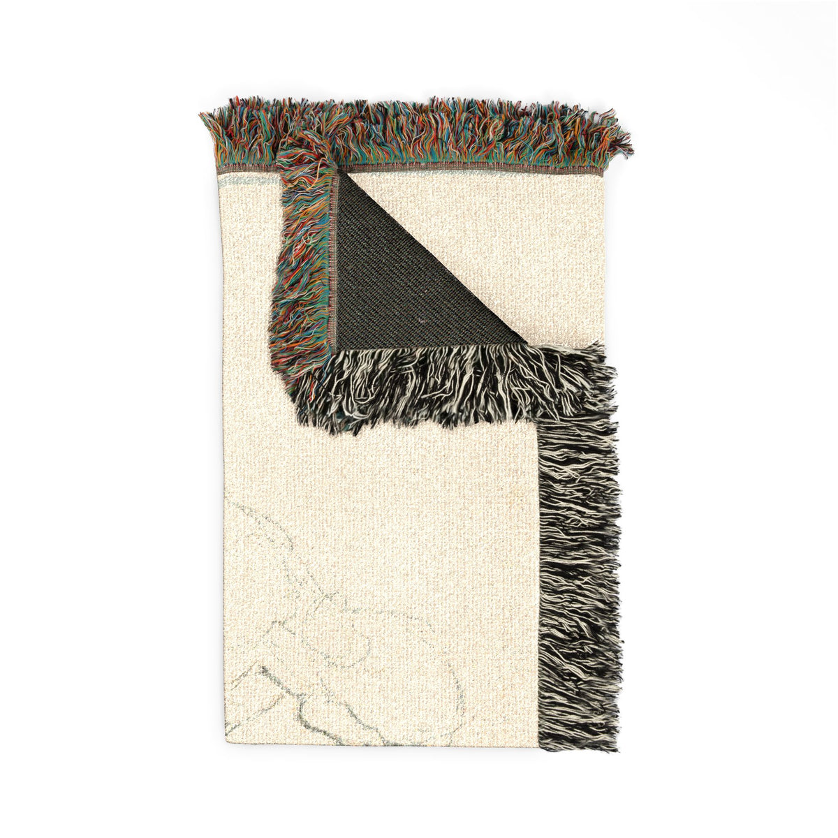 Seated Male Nude (style of David) Tapestry Blanket