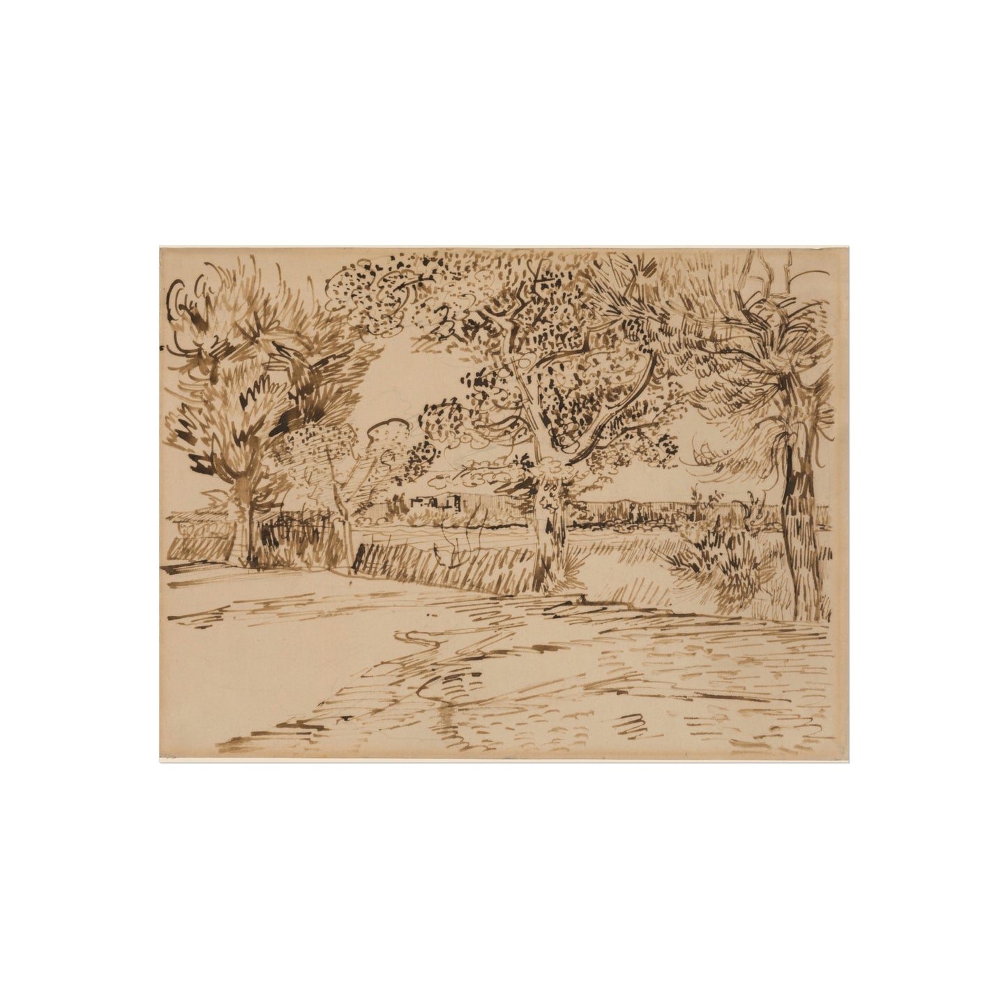 Vincent van Gogh - Landscape at Arles | Fine Art Poster