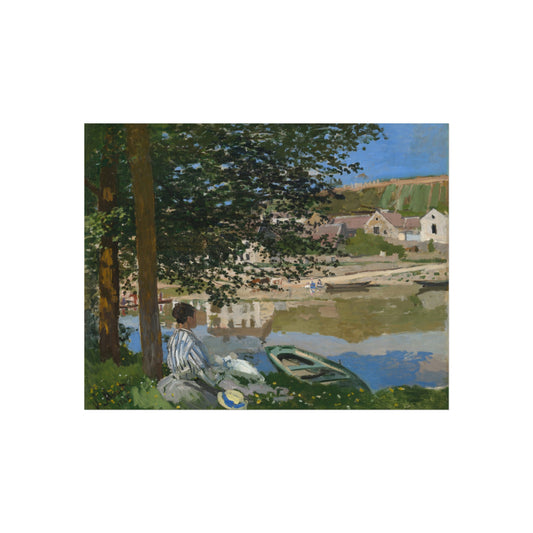 On the Bank of the Seine, Bennecourt — Claude Monet Fine Art Poster