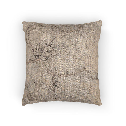 Prunus and Bamboo Pillow