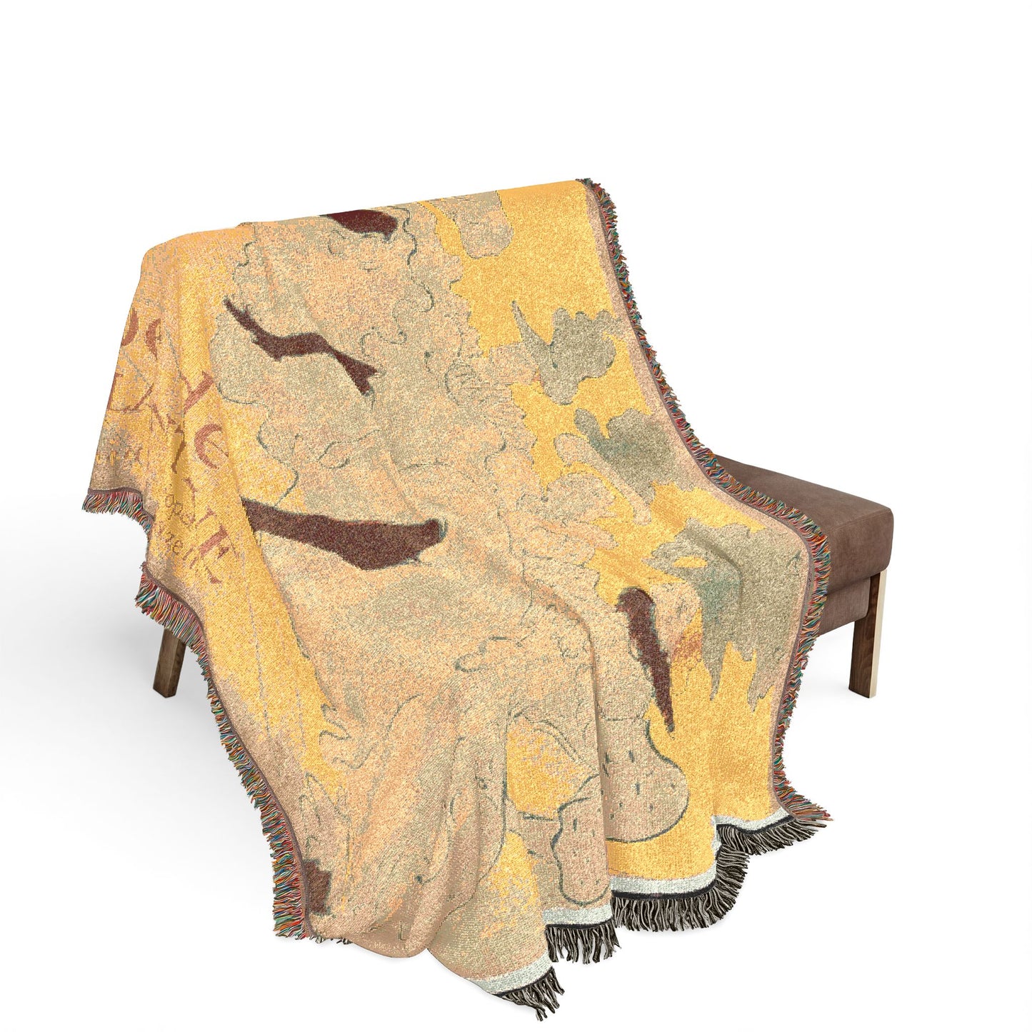 Henri de Toulouse-Lautrec - Mademoiselle Eglantine's Troupe | Woven Tapestry Blanket