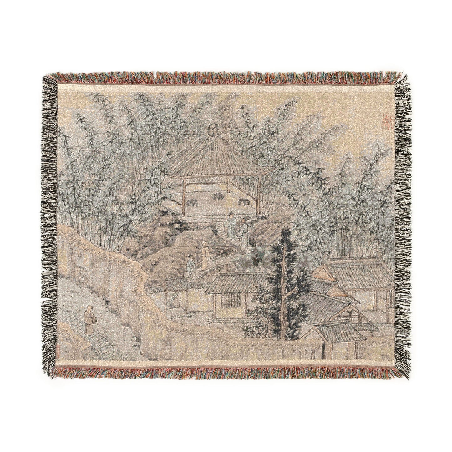 105_bamboo-pavilion-tiger-hill | Woven Tapestry Blanket