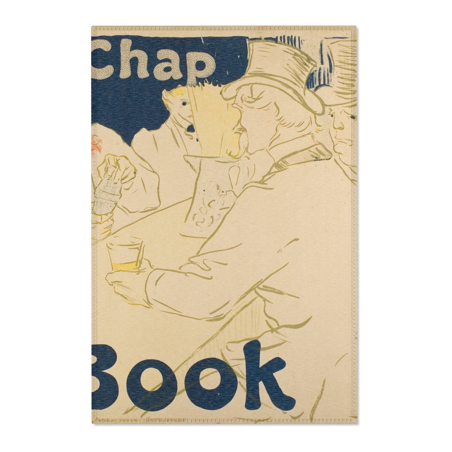 Henri de Toulouse-Lautrec - Irish and American Bar, Rue Royale—The Chap Book | Area Rug