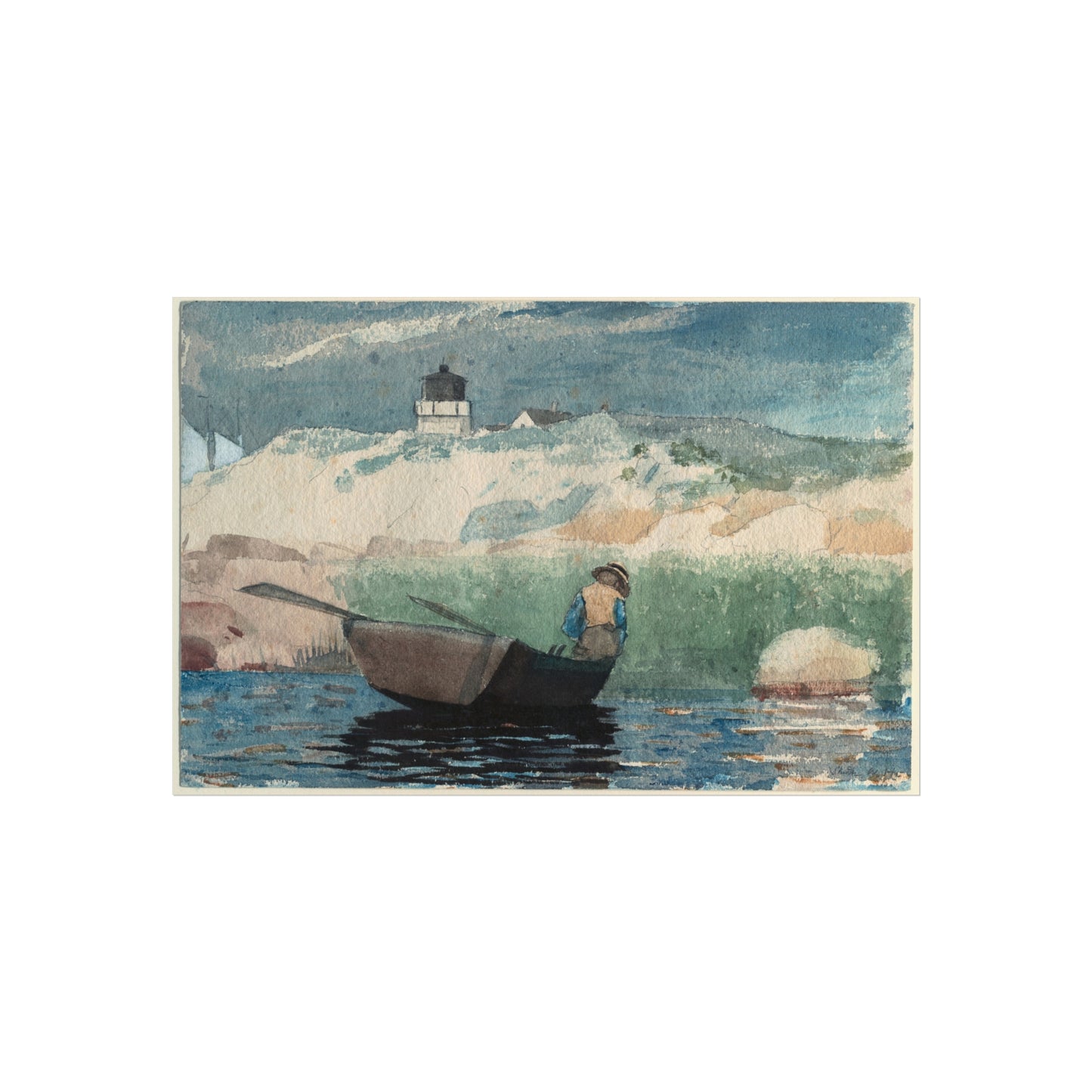 Winslow Homer - Boy in Boat, Gloucester | Fine Art Poster