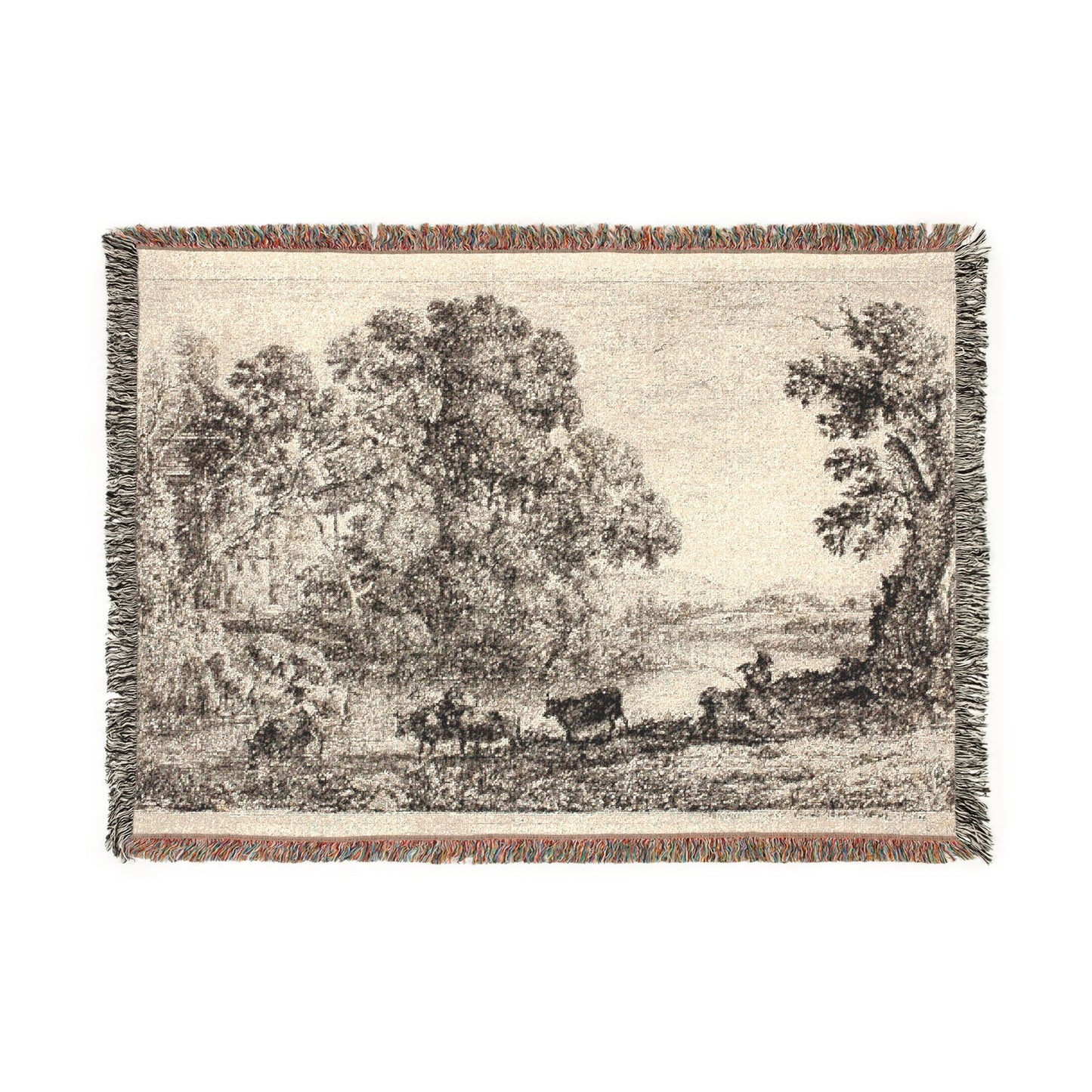 Claude Lorrain - The Cowherd | Woven Tapestry Blanket