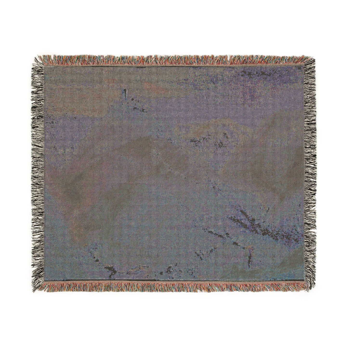 Joseph Mallord William Turner - Castle on Height near Geneva | Woven Tapestry Blanket