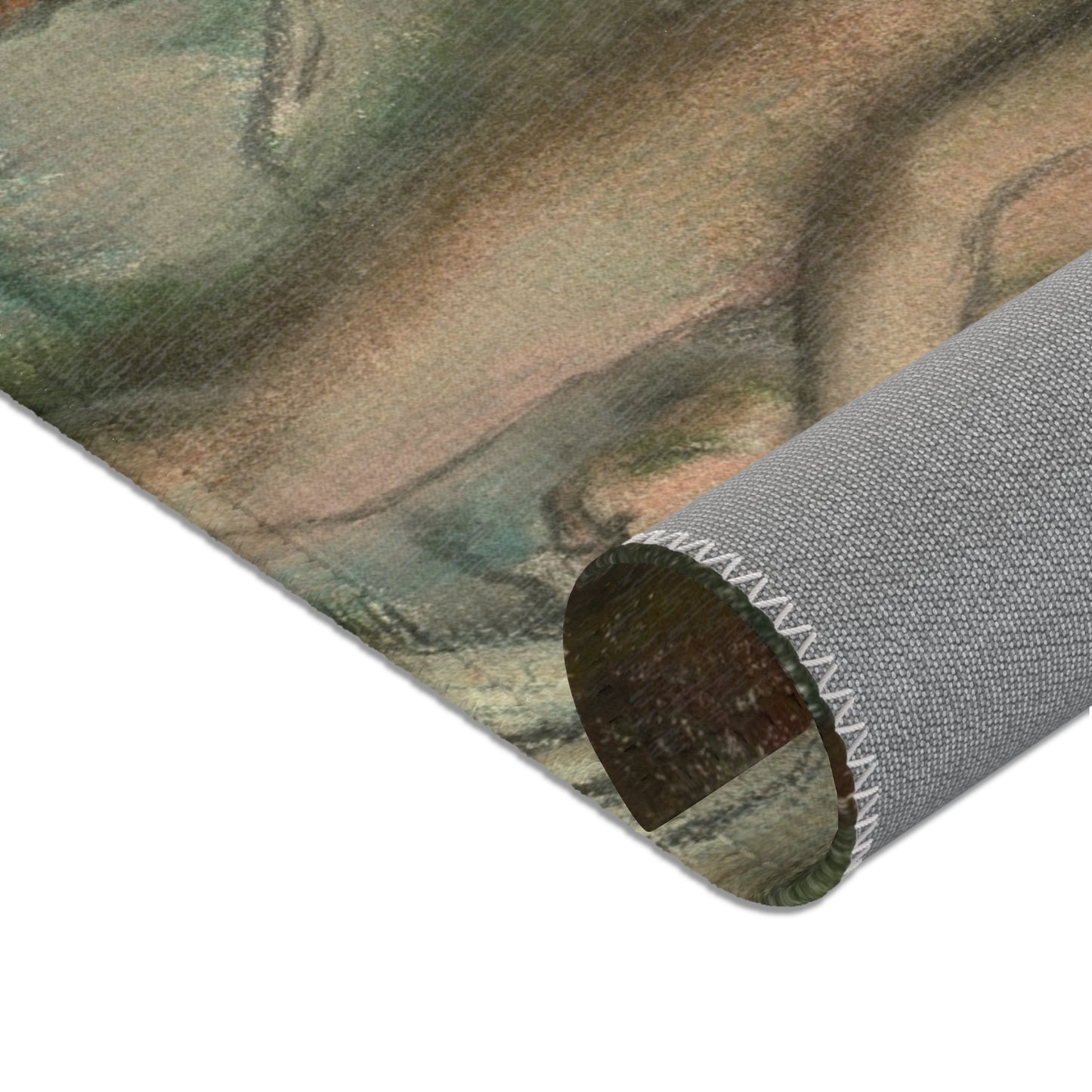 Hilaire Germain Edgar Degas - Retiring | Area Rug