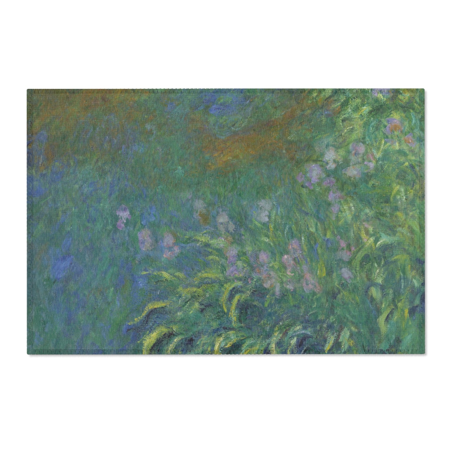 Claude Monet - Irises | Area Rug