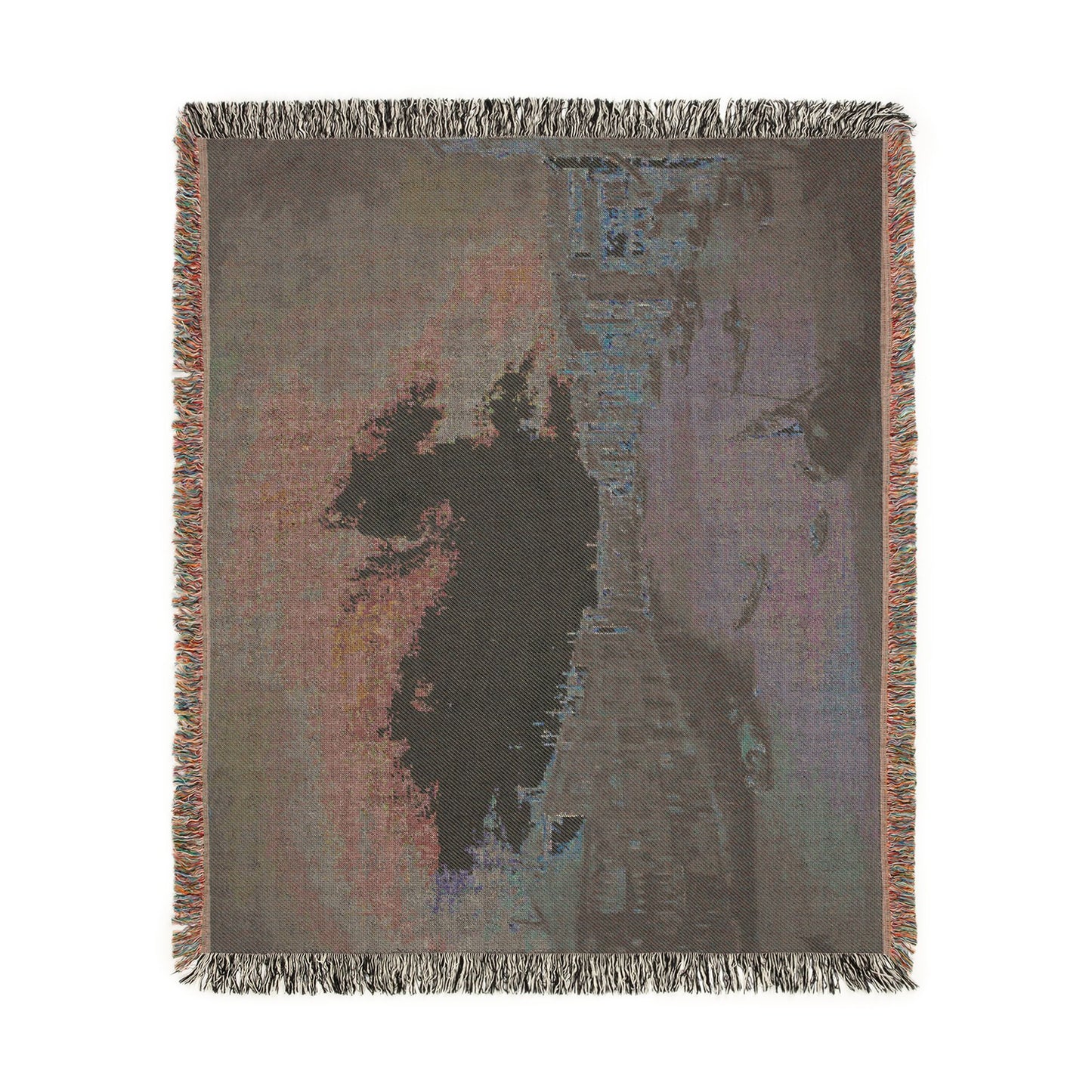 Ca' Rezzonico - Canal Grande da Palazzo Balbi a Rialto C.1722 - Canaletto | Woven Tapestry Blanket