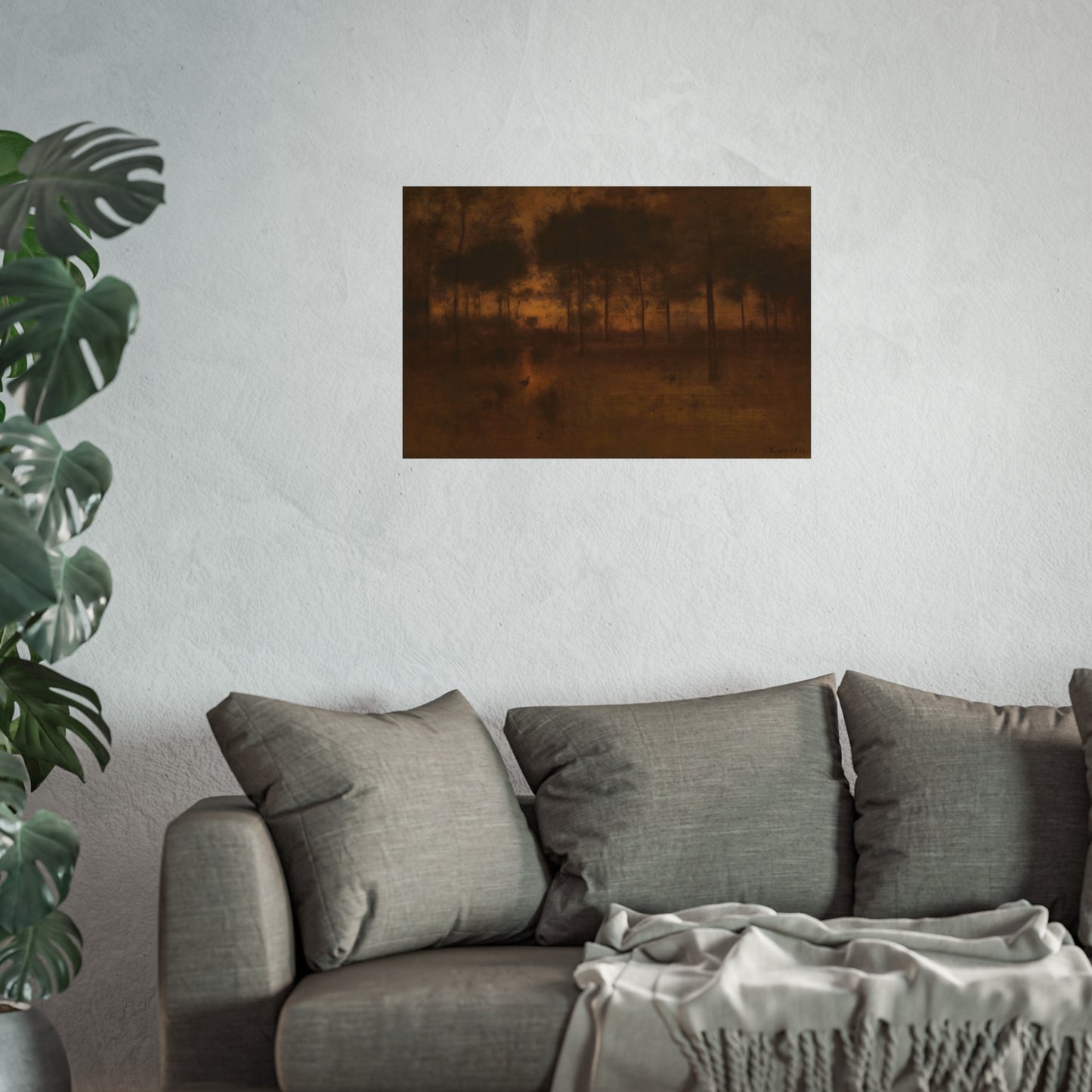 George Inness - The Home of the Heron | Fine Art Poster