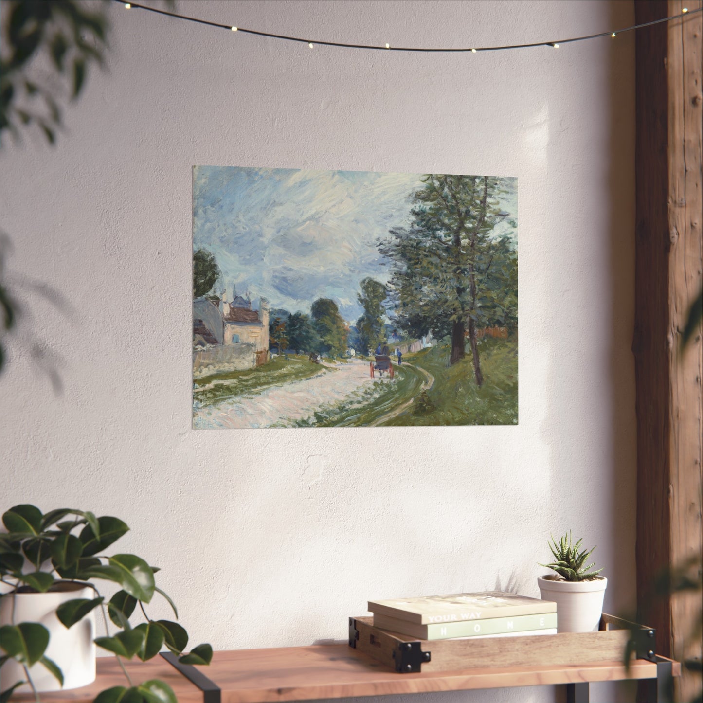 Alfred Sisley - A Turn in the Road | Fine Art Poster