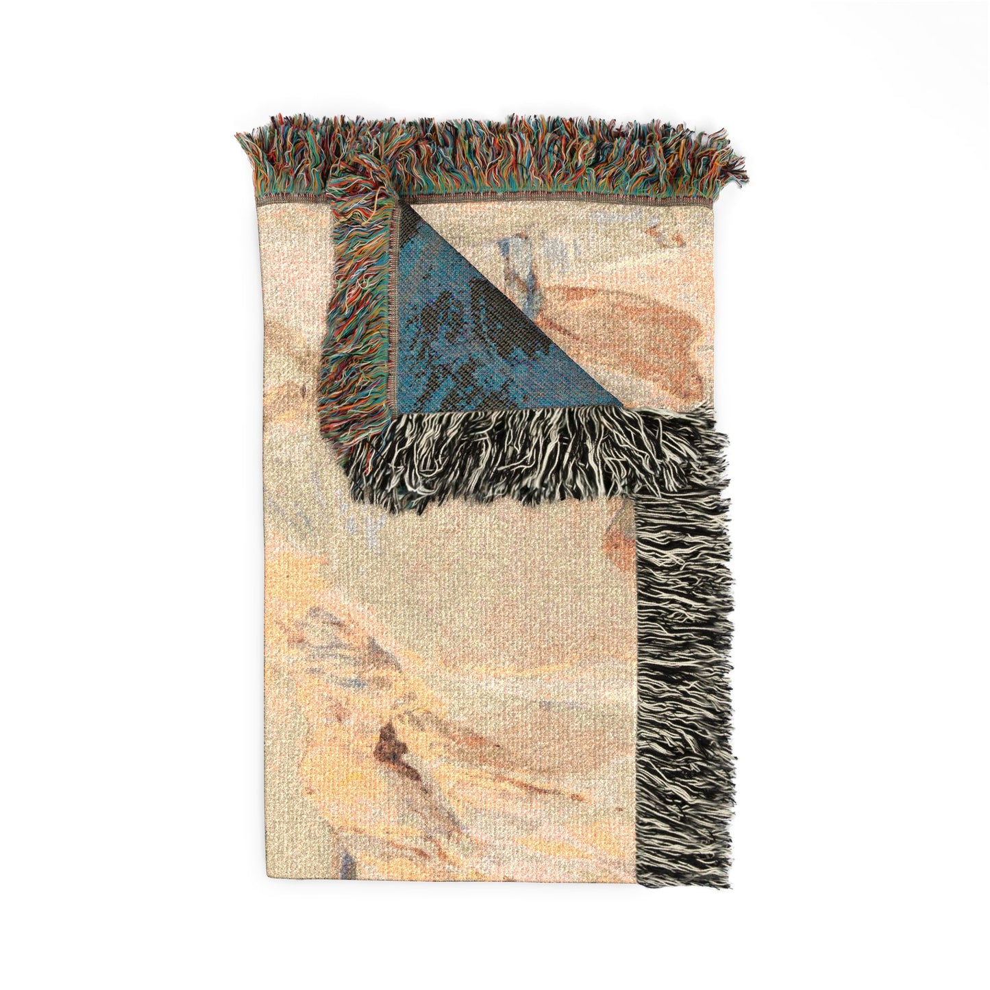 The Great Temple of Abu Simbel Woven Throw Blanket