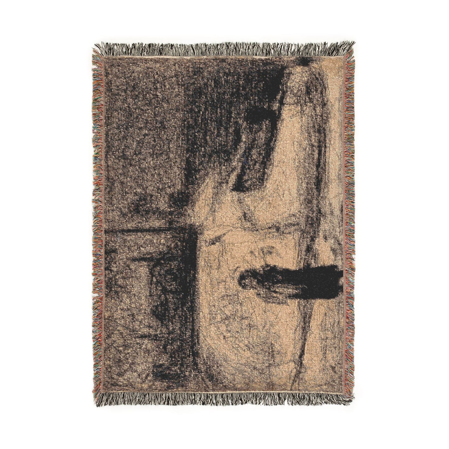Georges Seurat - The Zone (Outside the City Walls) | Tapestry Blanket