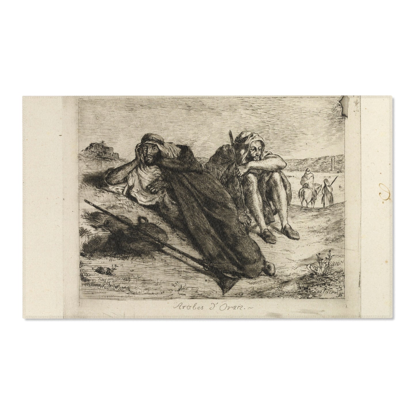 Eugène Delacroix - Arabs of Oran | Area Rug