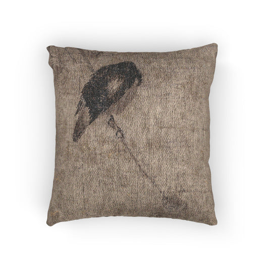 Willow and Magpie Pillow