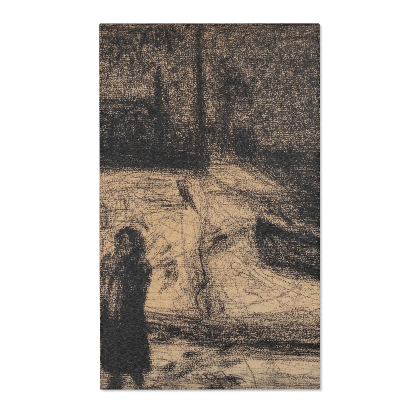 Georges Seurat - The Zone (Outside the City Walls) | Area Rug