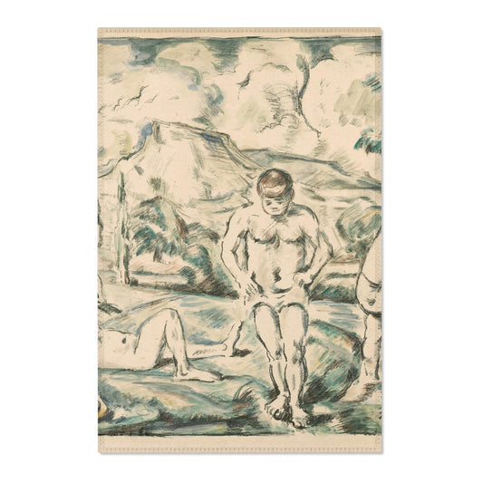 Large Bathers — Cézanne Area Rug