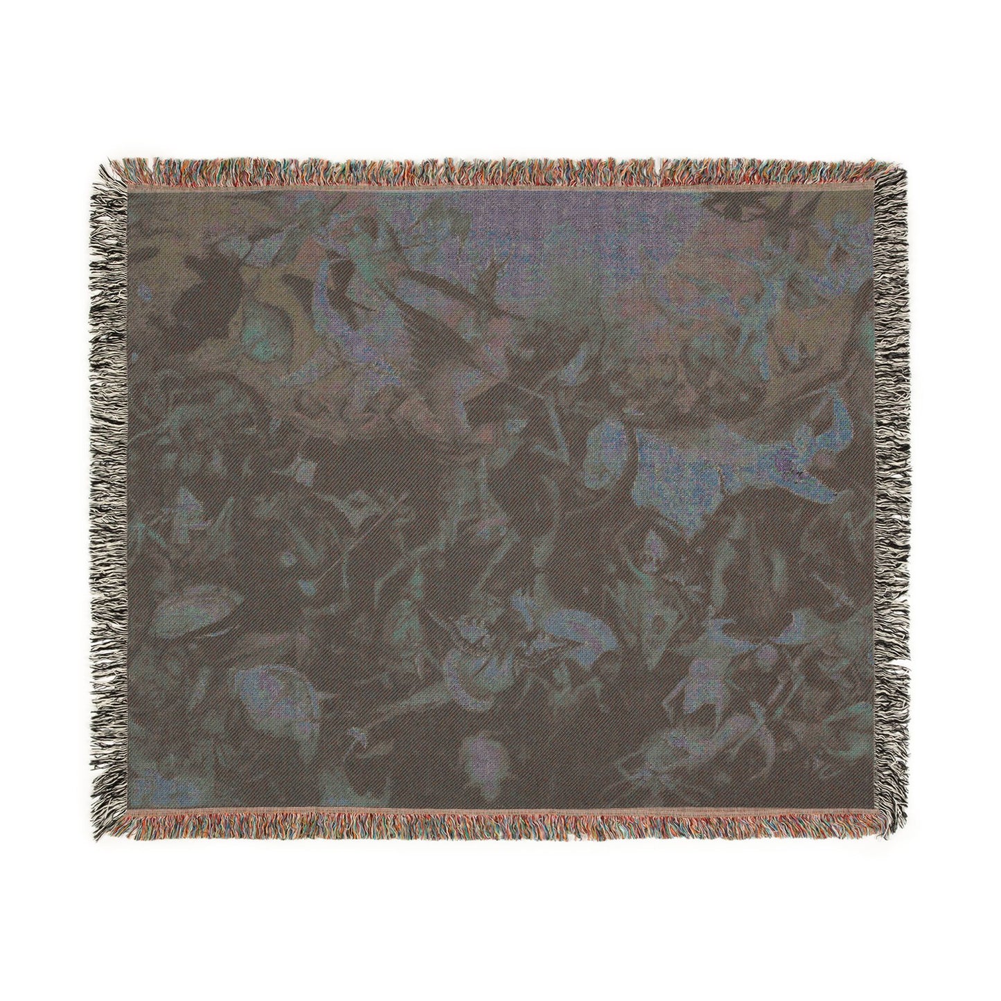 Pieter Bruegel the Elder - The Fall of the Rebel Angels - Google Art Project | Woven Tapestry Blanket