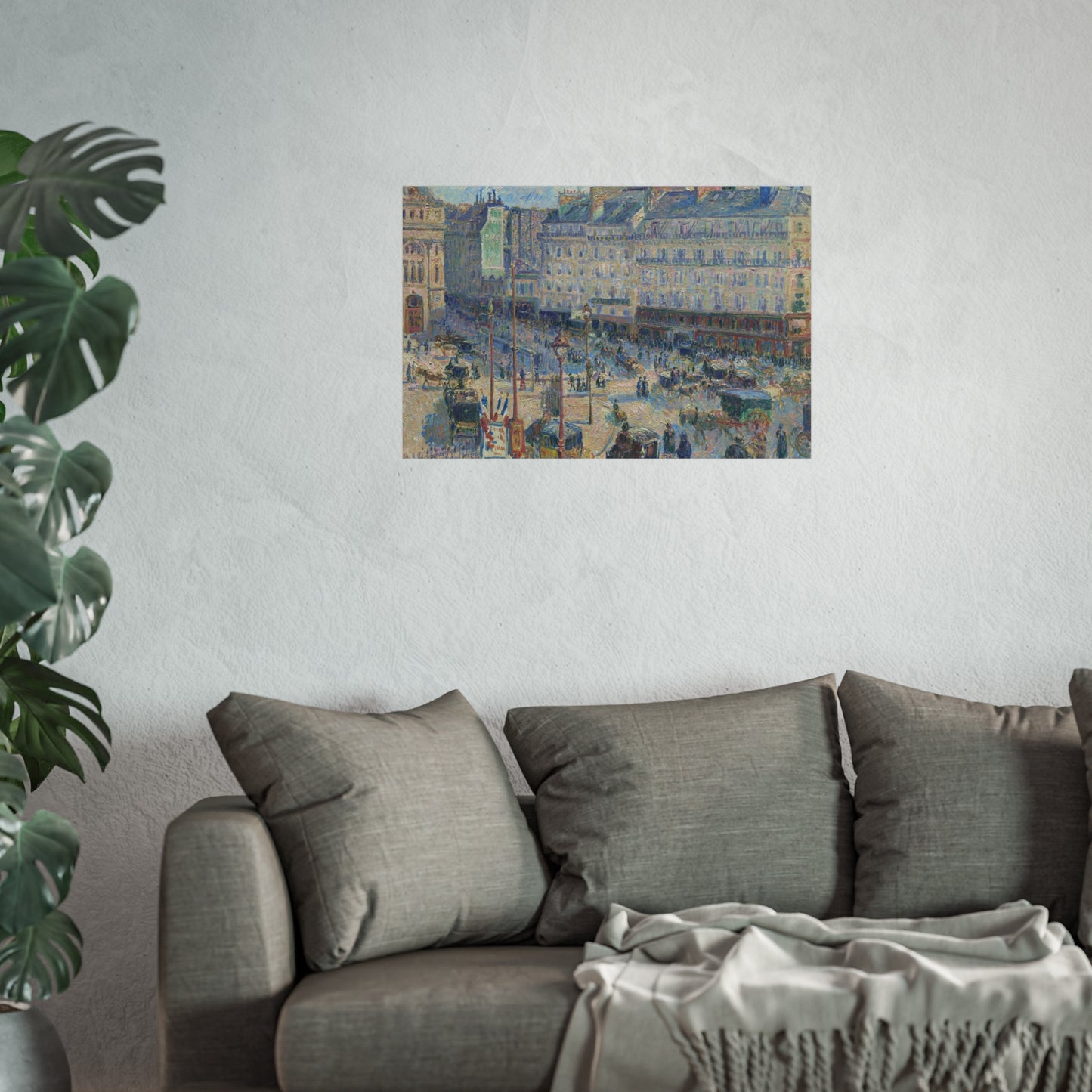 Camille Pissarro - The Place du Havre, Paris | Fine Art Poster