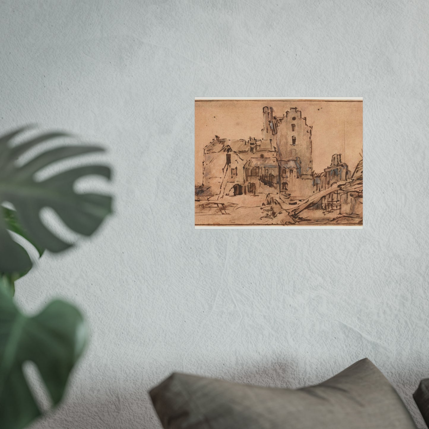 Rembrandt van Rijn - Kostverloren Castle in Decay | Fine Art Poster