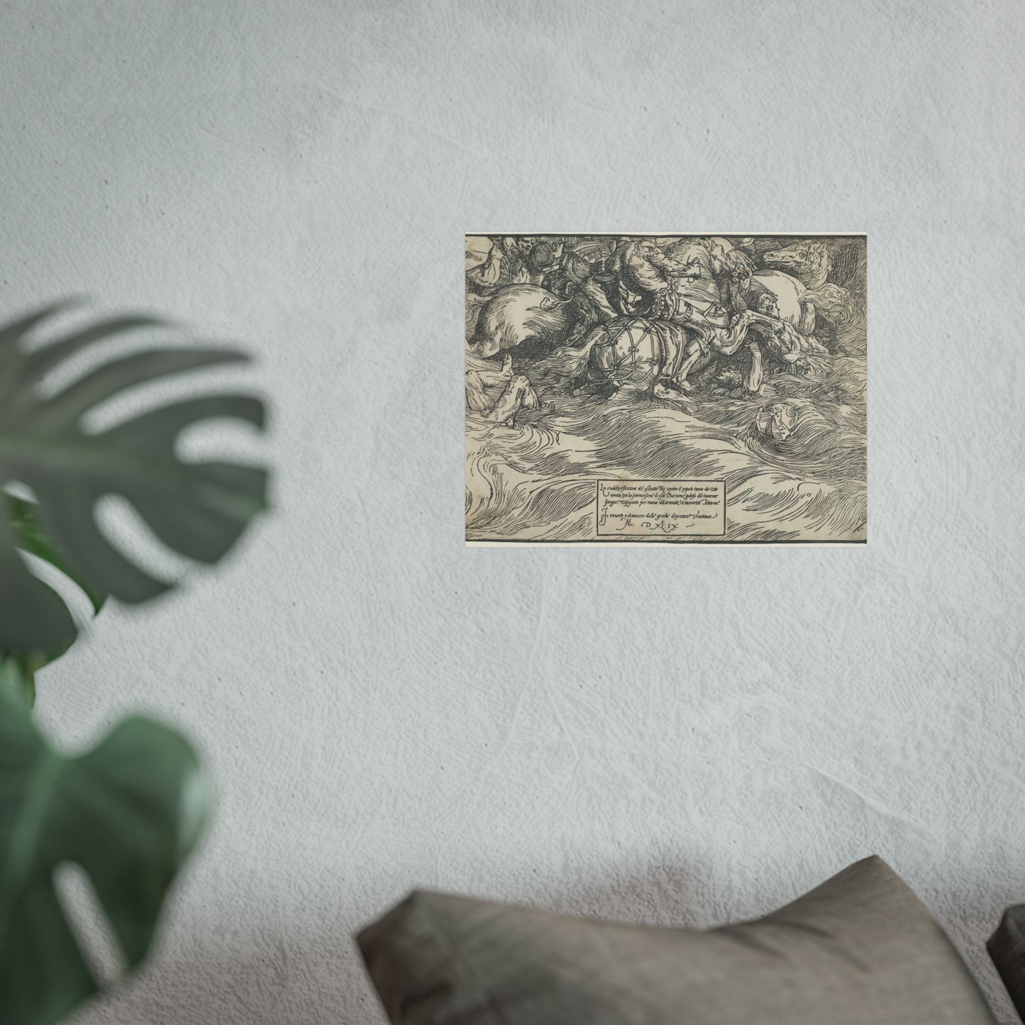Titian - The Submersion of Pharaoh's Army in the Red Sea | Fine Art Poster
