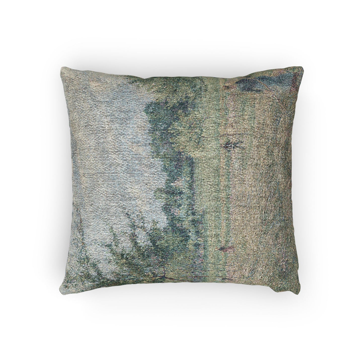 Camille Pissarro - Haymaking at Éragny | Woven Pillow