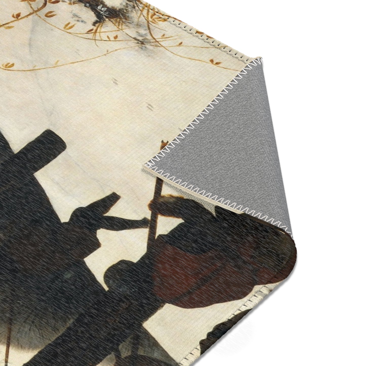 Pieter Bruegel the Elder - Hunters in the Snow (Winter) - Google Art Project | Area Rug
