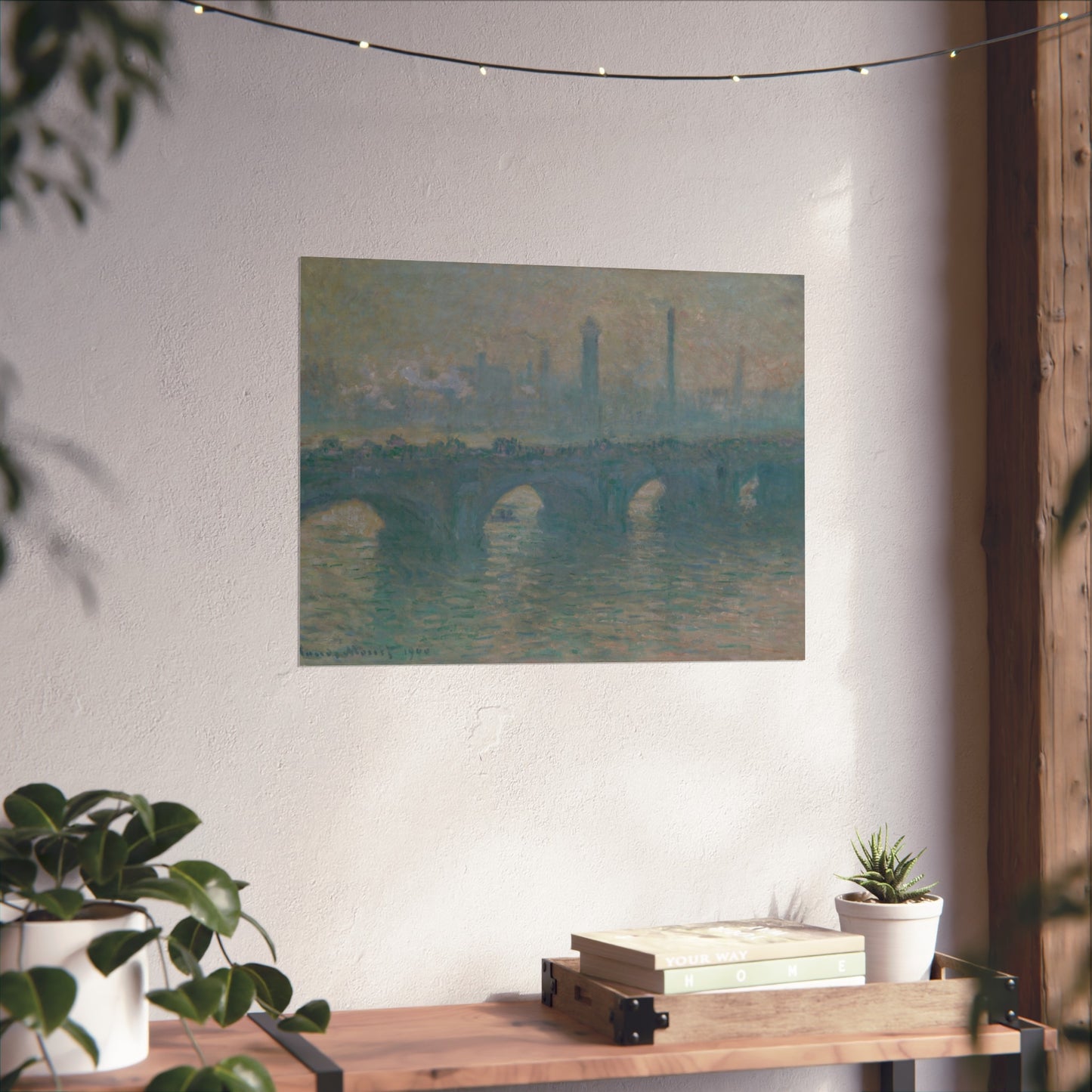 Claude Monet - Waterloo Bridge, Gray Weather | Fine Art Poster