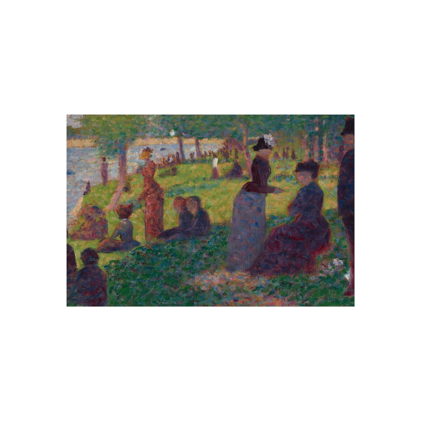 Georges Seurat - Oil Sketch for A Sunday on La Grande Jatte — 1884 | Fine Art Poster