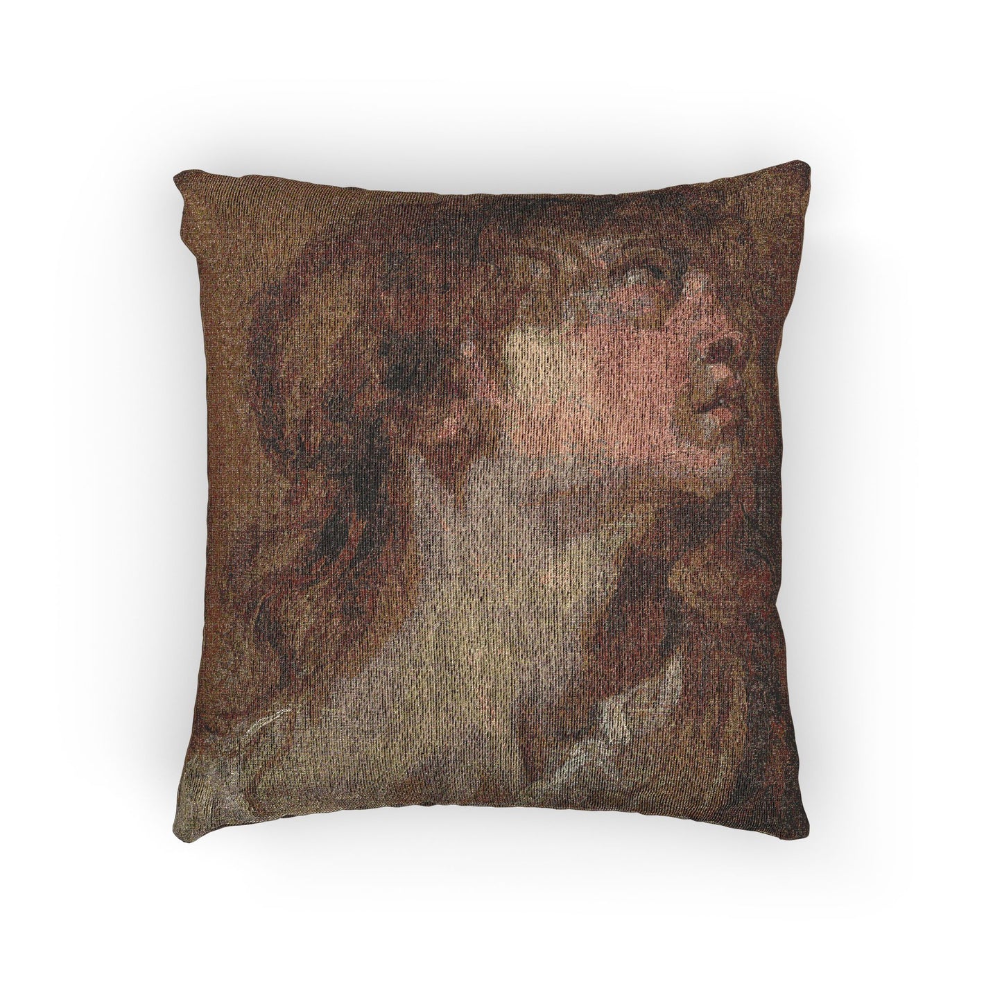 Anthony van Dyck - Head of a Girl | Woven Pillow