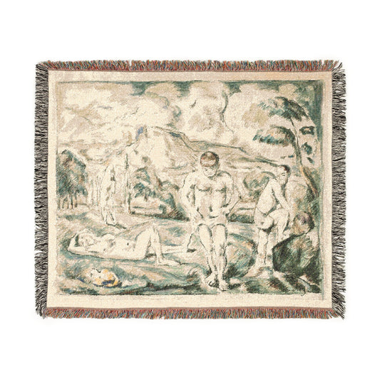 Large Bathers — Cézanne Tapestry Blanket