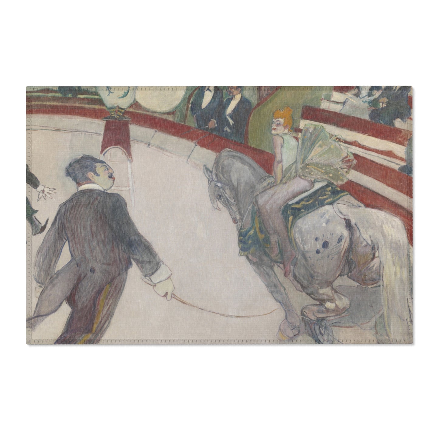 Henri de Toulouse-Lautrec - Equestrienne (At the Cirque Fernando) | Area Rug