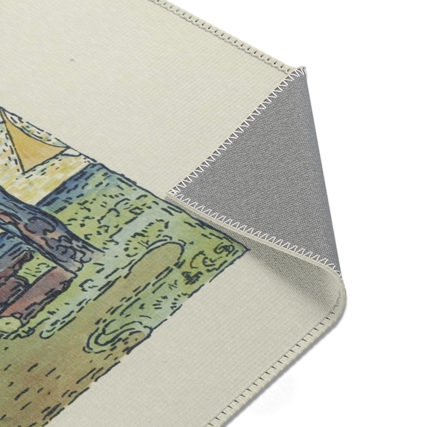 Paul Signac - The Port of St. Tropez II, from the seventh album of L'Estampe originale | Area Rug