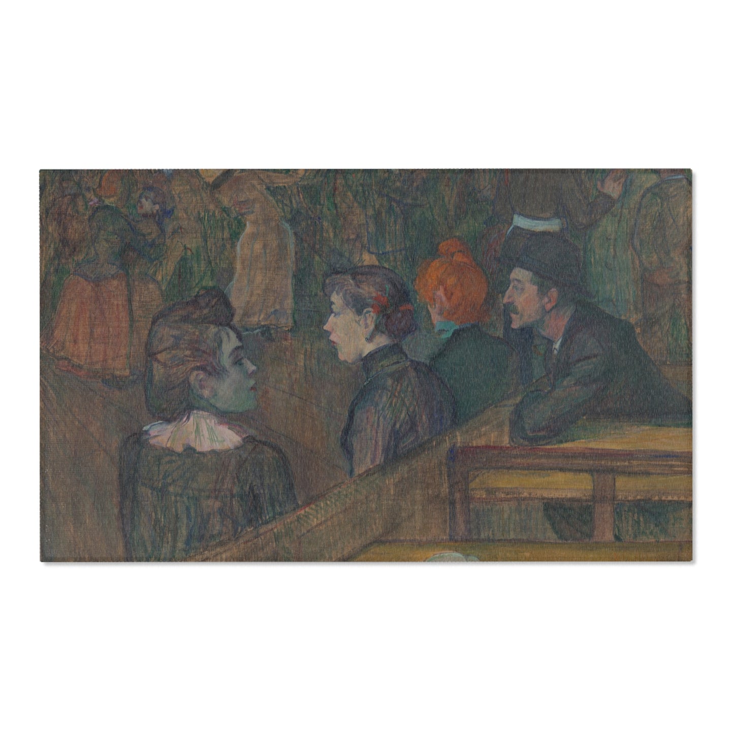 Henri de Toulouse-Lautrec - Moulin de la Galette | Area Rug