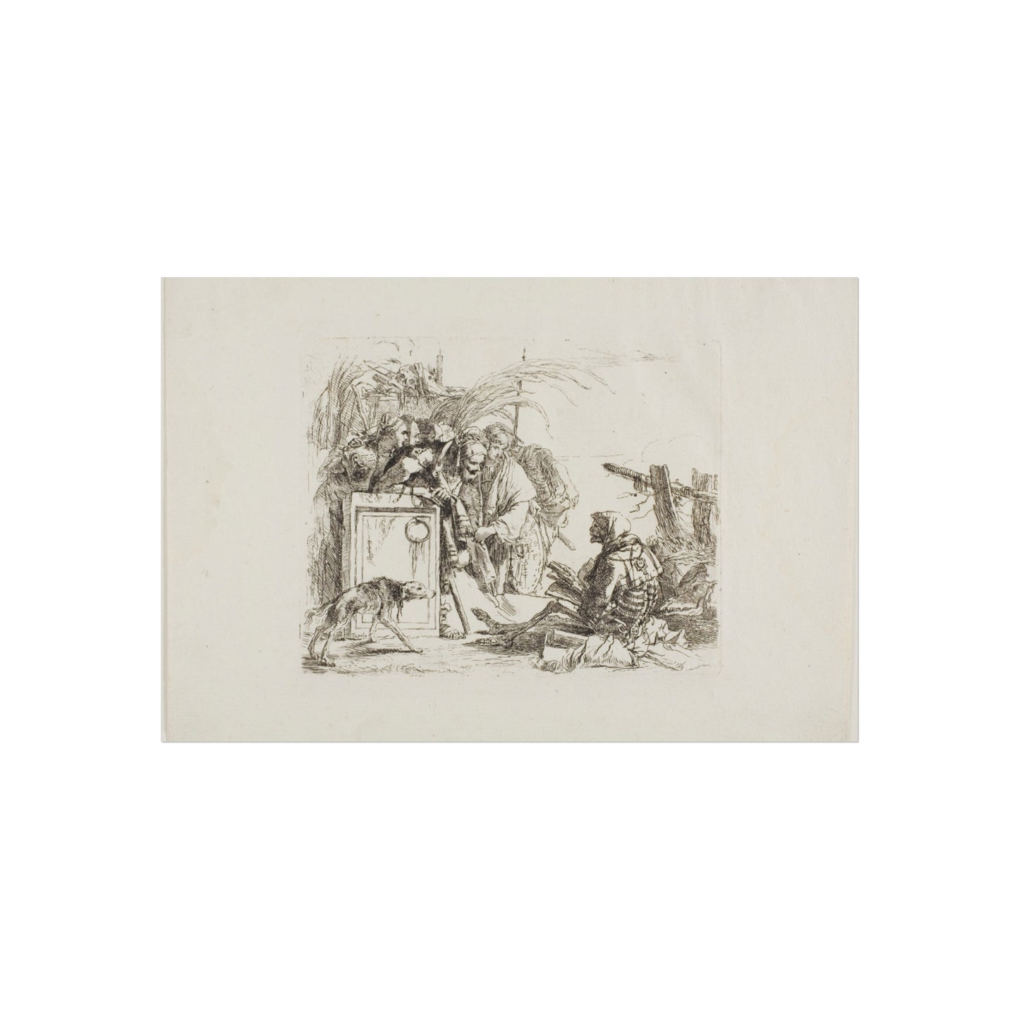 Giovanni Battista Tiepolo - Death Giving Audience, from Capricci | Fine Art Poster