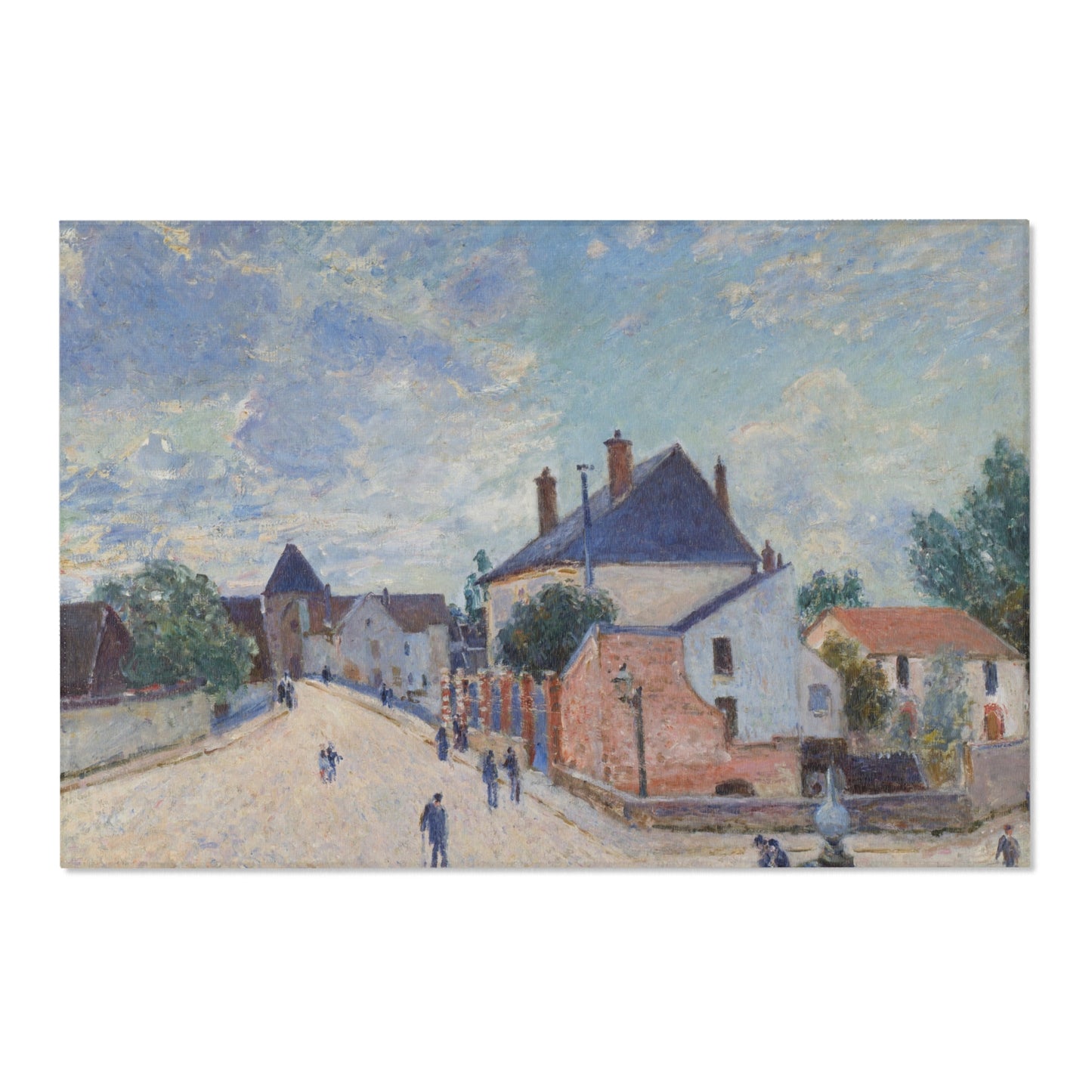 Alfred Sisley - Street in Moret | Area Rug