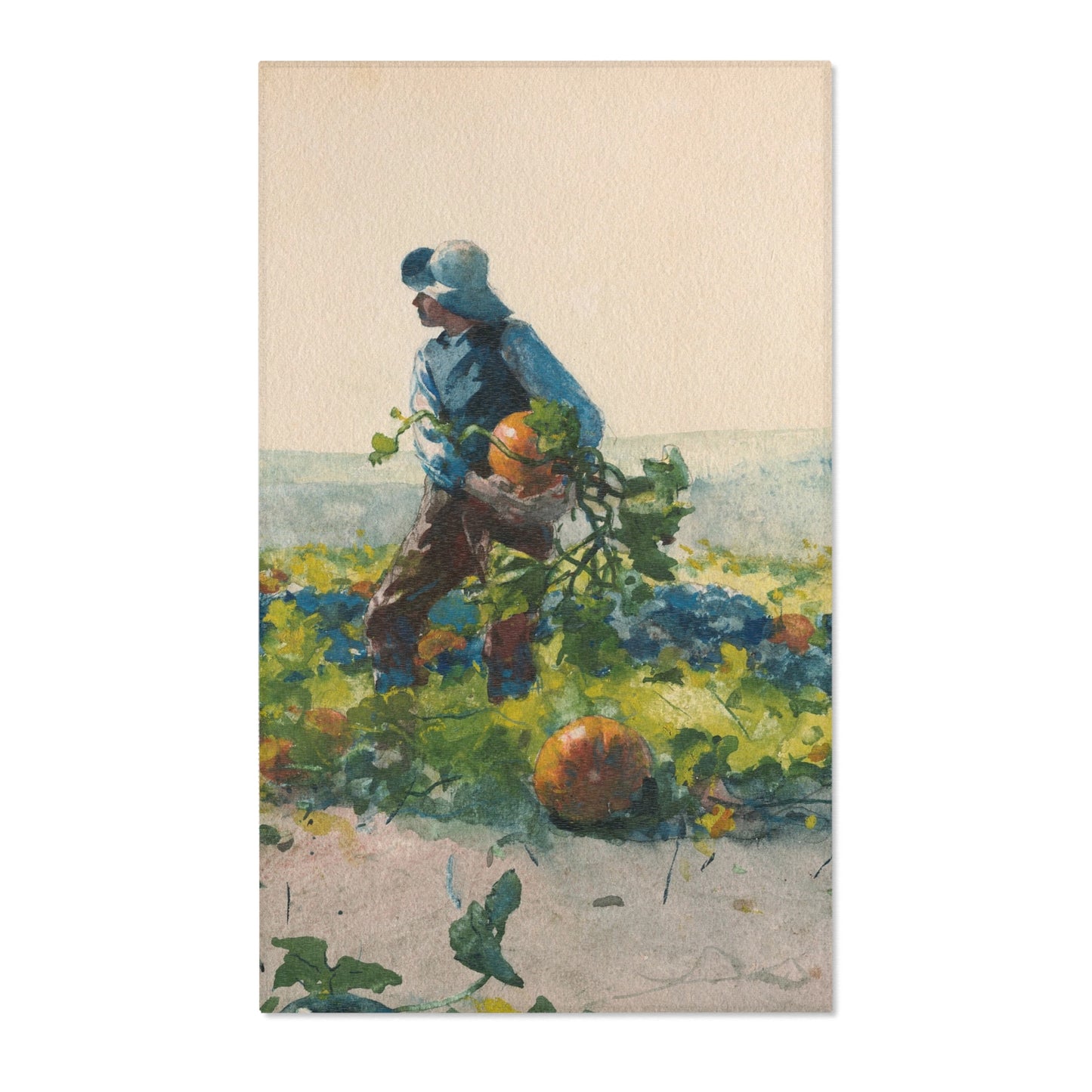 Winslow Homer - For to Be a Farmer's Boy | Area Rug