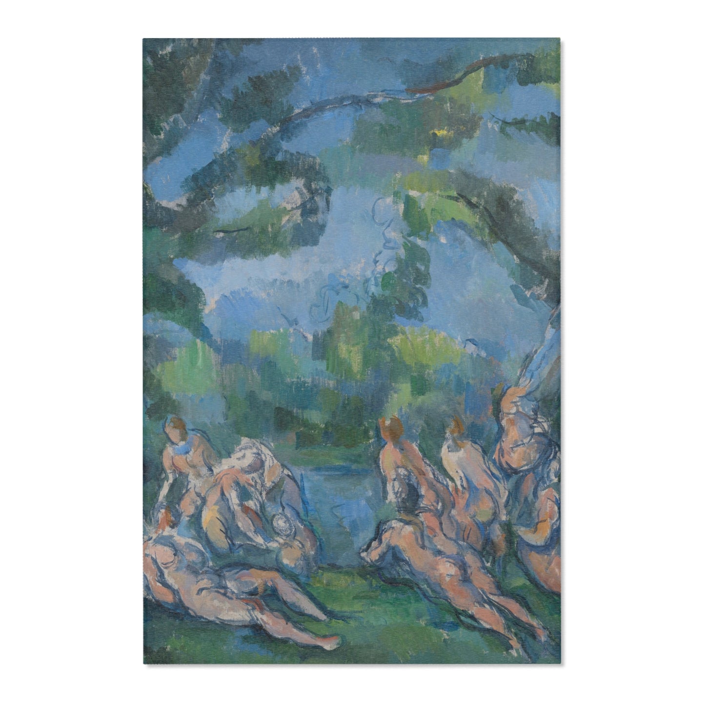 Paul Cezanne - The Bathers | Area Rug
