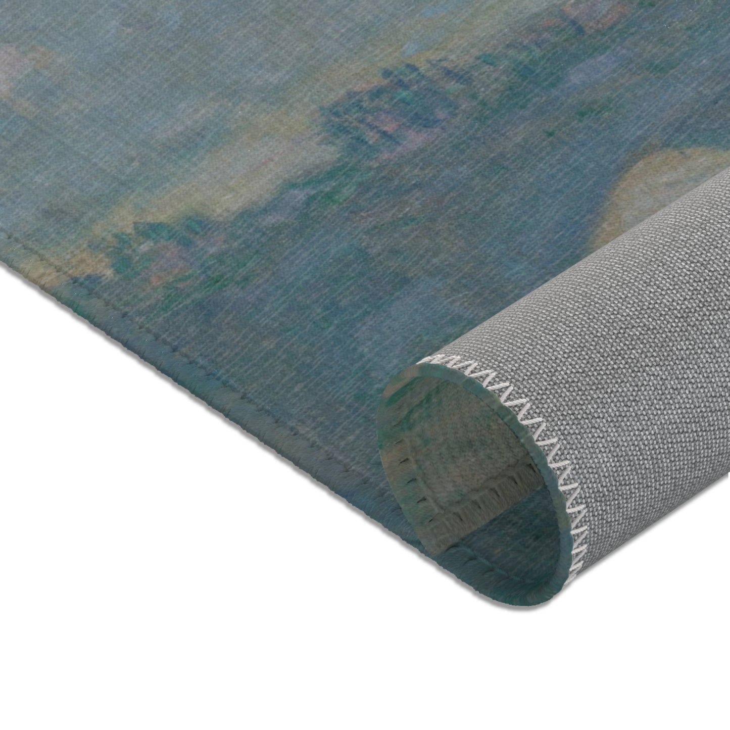 Claude Monet - Waterloo Bridge, Gray Weather | Area Rug