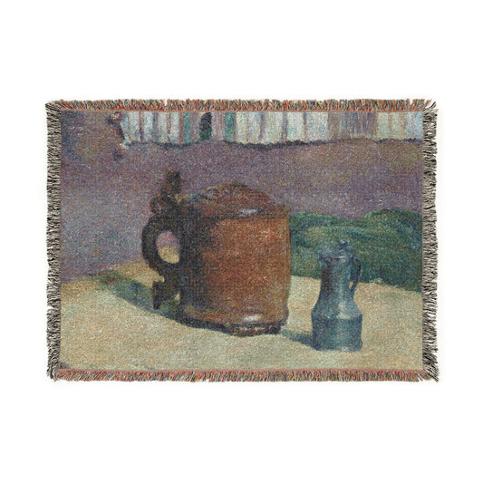 Still Life: Wood Tankard — Gauguin Tapestry Blanket
