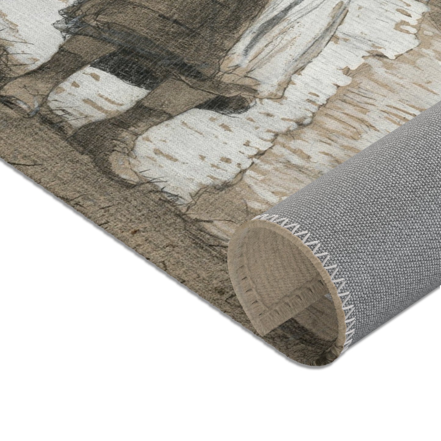 Winslow Homer - Flamborough Head, England | Area Rug