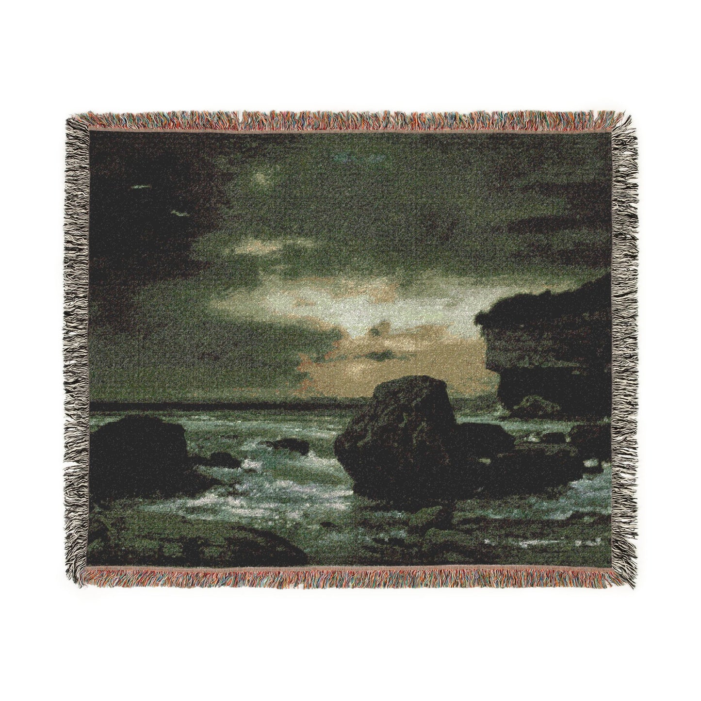 George Inness - A Marine | Woven Tapestry Blanket