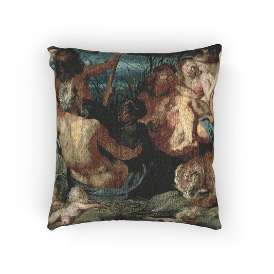 The Four Continents — Peter Paul Rubens Woven Pillow