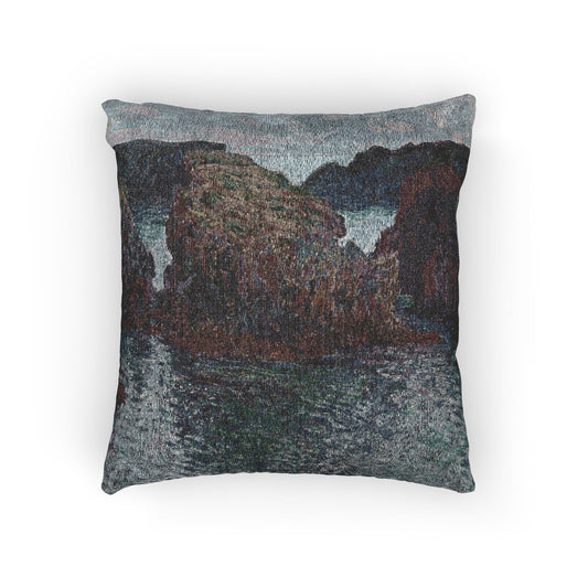 Rocks at Port-Goulphar, Belle-Île — Monet Pillow