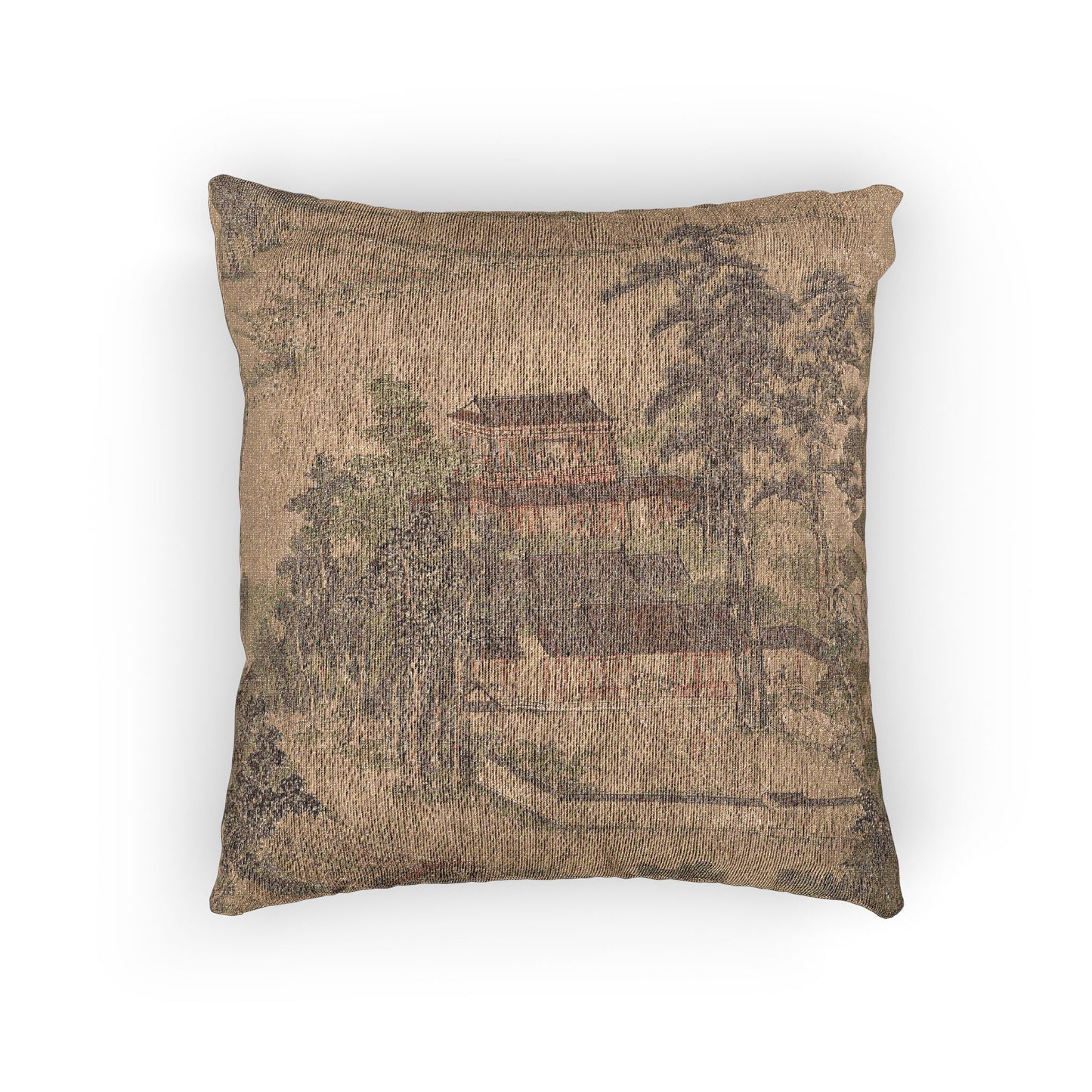063_mansion-by-the-river | Woven Pillow