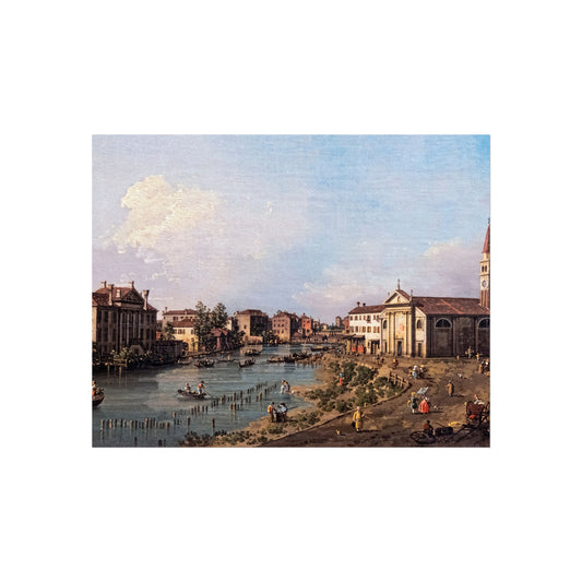 View of Dolo — Canaletto Fine Art Poster