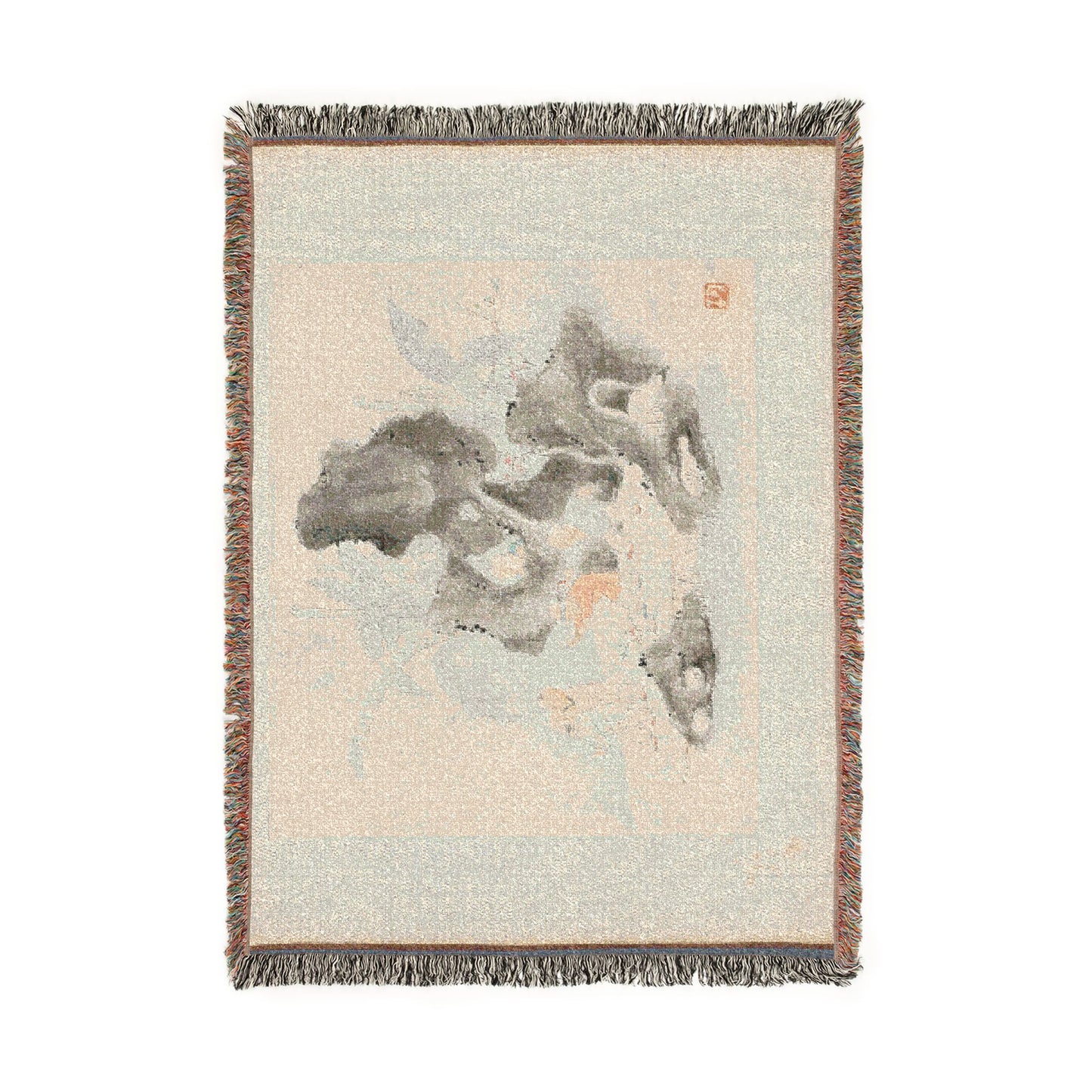 116_children-playing-blindman-s-buff-in-a-garden | Woven Tapestry Blanket