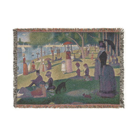 A Sunday on La Grande Jatte — Seurat Tapestry Blanket